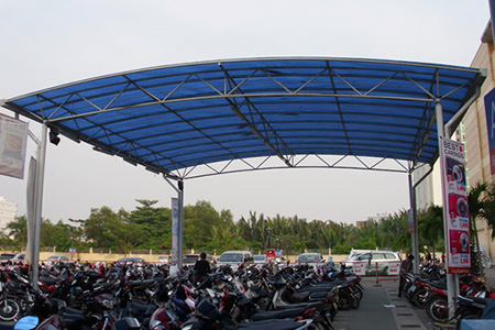 Mái vòm nhà xe | Mái vòm tại Yên Phụ  | Mai vom